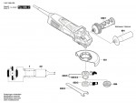 Bosch 3 601 G9H 000 Gws 17-125 Cie Angle Grinder 230 V / Eu Spare Parts